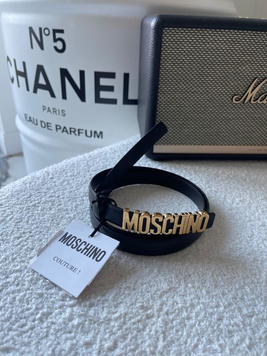 Pasek Moschino coulture M nowy piękny cudo