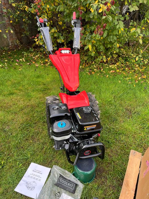 Ciągnik jednoosiowy Loncin 420cm3 13KM glebogryzarka 65cm + kopaczka