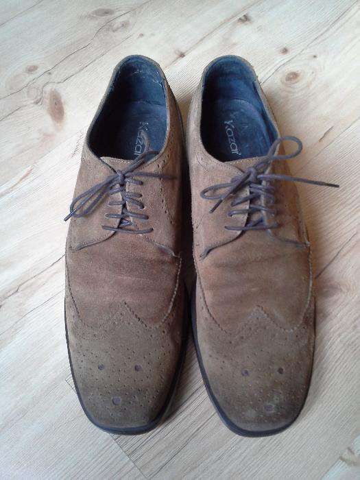Buty męskie  KAZAR r. 43. Skóra naturalna zamszowa, stan bdb.
