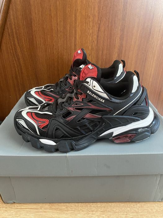 Кросівки Balenciaga Track 2 Black/Red drip drill