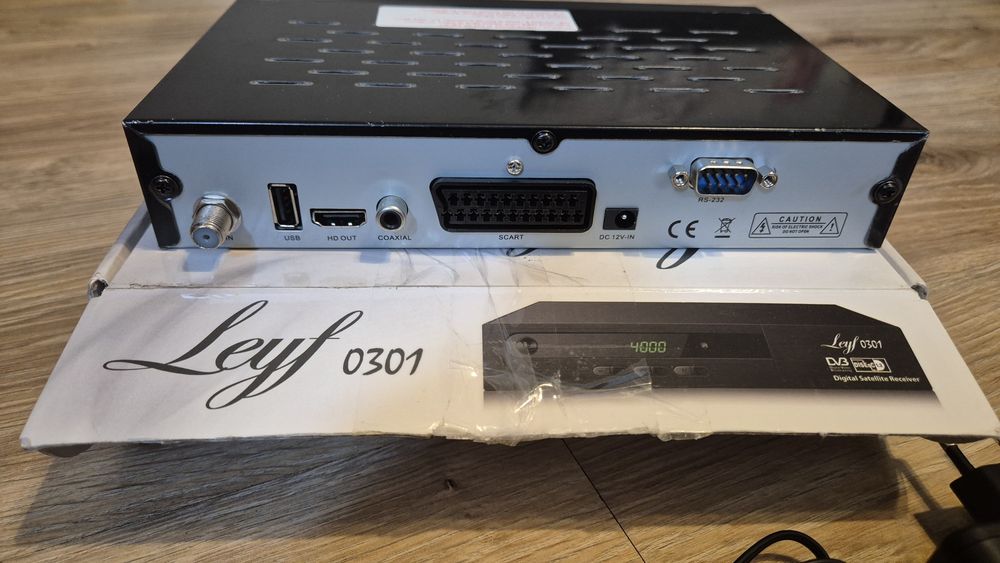 Tuner dekoder DVB-S/S2 HDMI USB Leyf 0301 HDTV
