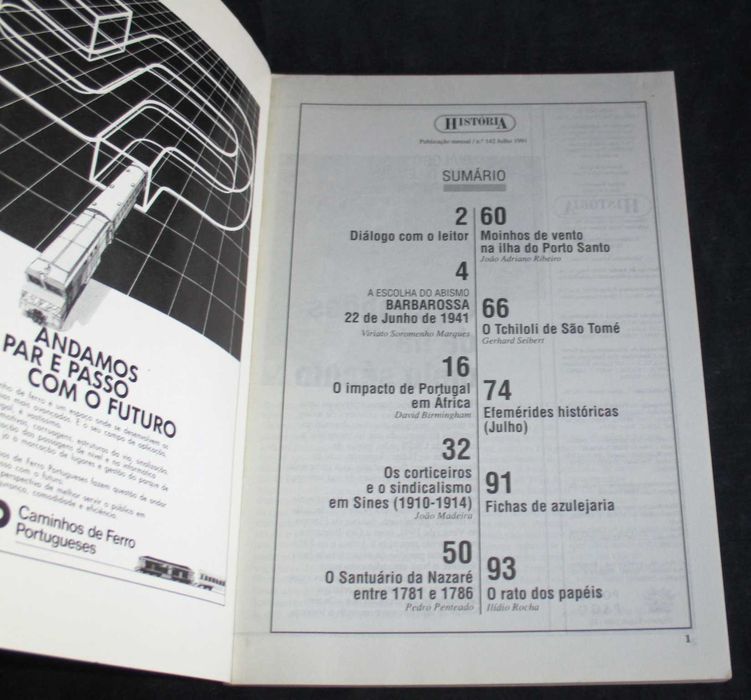 Revista História Nº 142 Julho de 1991 Há 50 Anos Operação Barbarossa