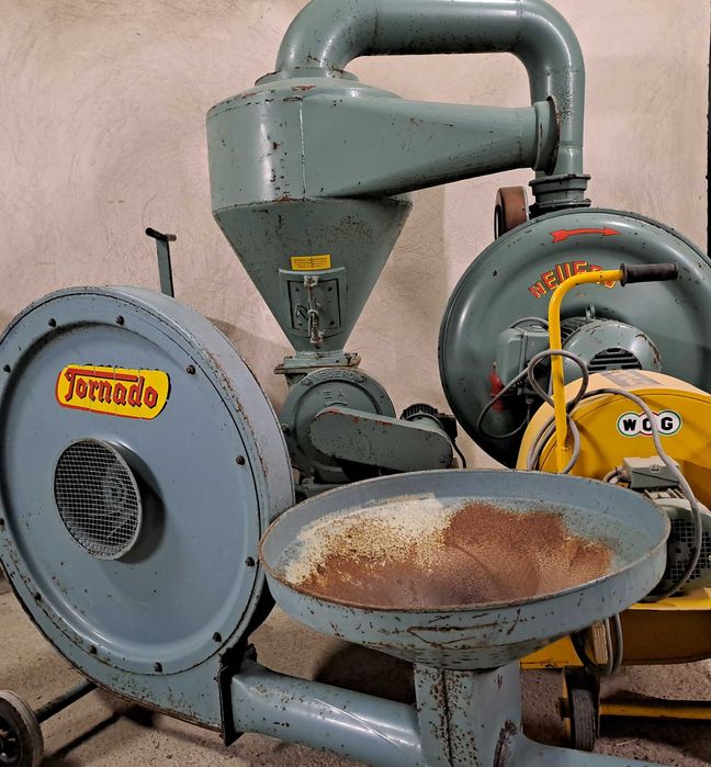 Dmuchawa do zboża ssąco tłocząca przedmuch silos turbina wydajna