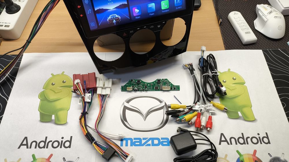 Магнітола Mazda 6, 2002 - 2015р  верхній або нижній екранAndroid