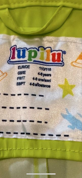 Штани комбінезон дощовик фірми Lupilu 4-6 років