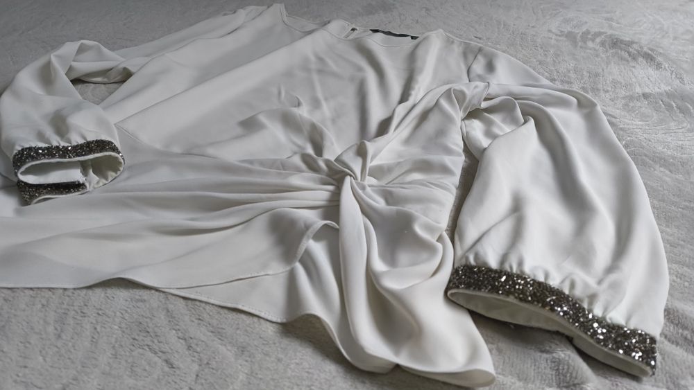 Bluzka biała Dorothy Perkins US18 EUR50 UK22 piękne mankiety