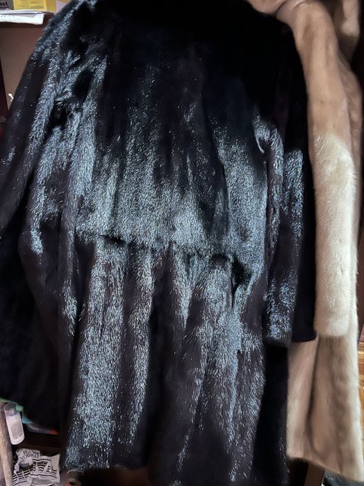 Шикарна плюшева шубка - Греція , довжина 120 , Л-ХL