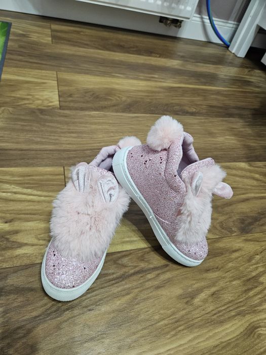 Buty 33 puder wiosenne brokat