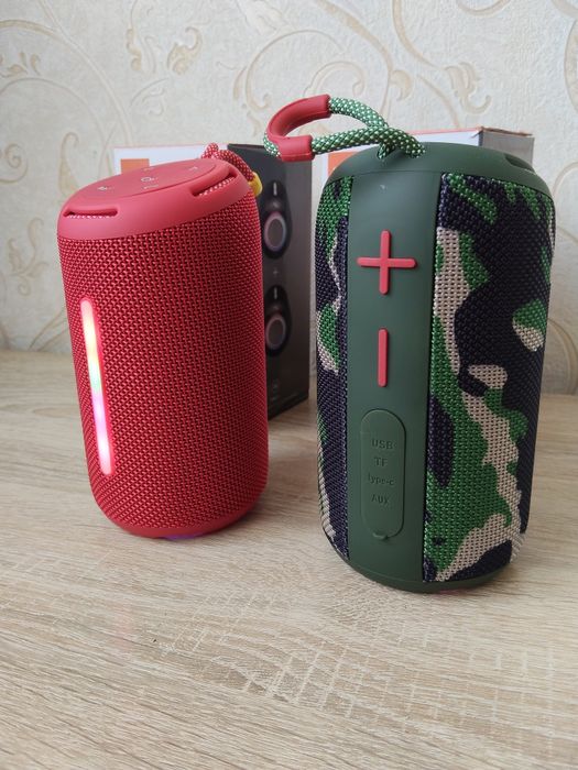Потужний звук блютуз  колонка JC-500 10Вт з RGB підсвіткою
