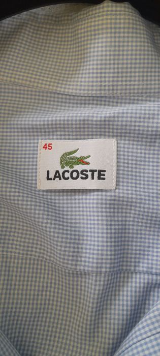 Рубашка《 LACOSTE》р45 xxl