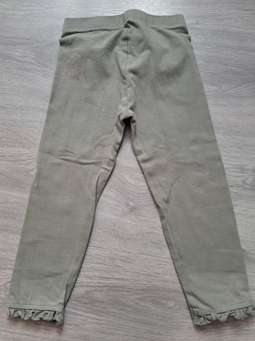 Legginsy 92 Newbie komplet róż kwiaty