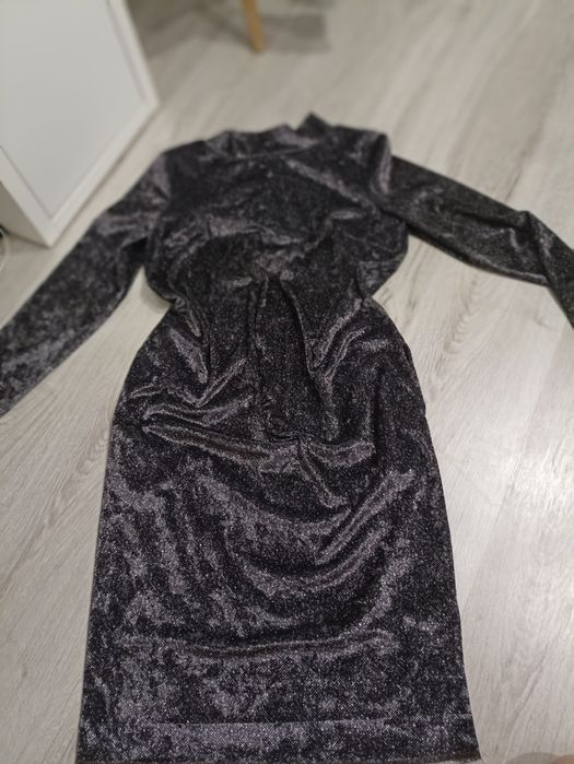 Suknia wieczorowa 38 brokatowa