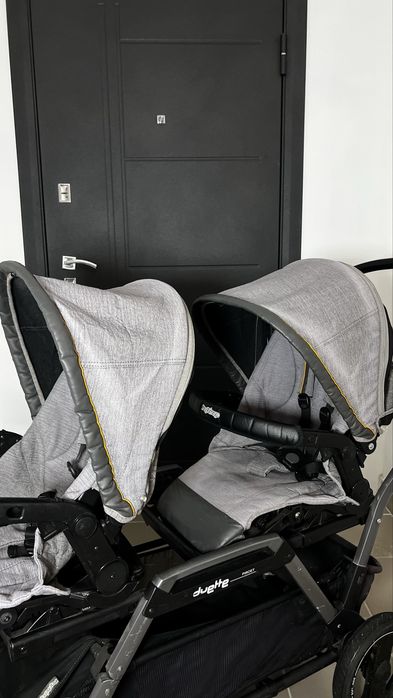 Коляска для двійні 2 в 1 Peg Perego Duette Piroet (люльки + прогулянки)