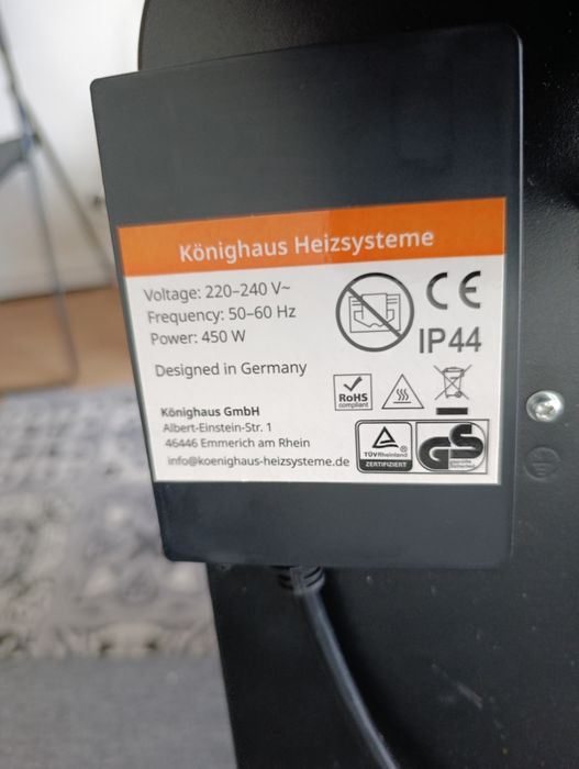 Grzejnik na podczerwien