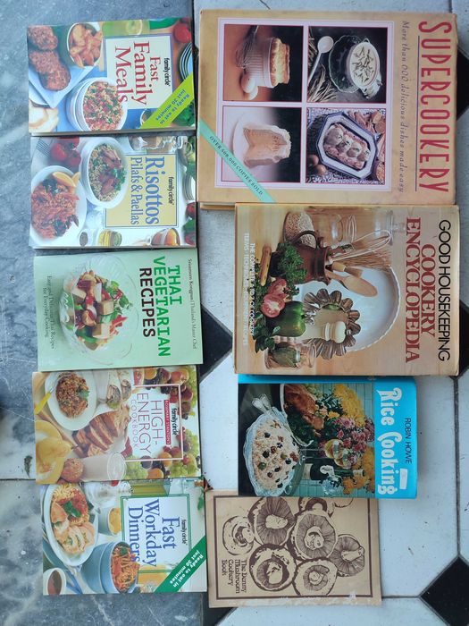 9 Livros de Culinária - Idioma Inglês