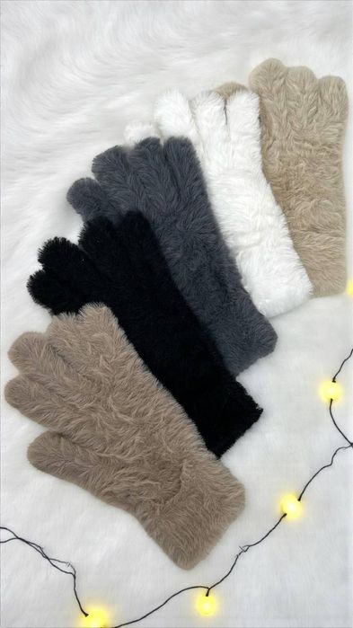 Женские перчатки с ангоры