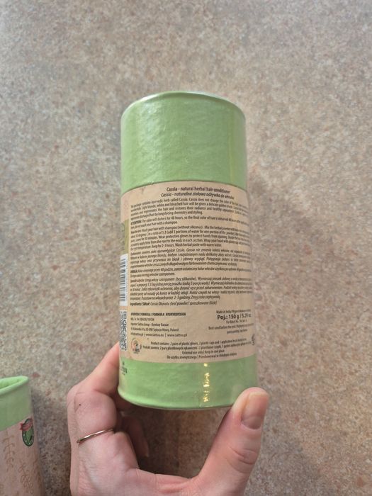 Sattva henna bezbarwna Cassia, ziołowa odżywka na włosy, nowa