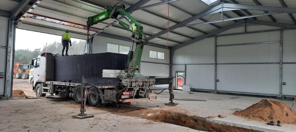 Najtaniej Kanał samochodowy 6m Najazd betonowy 5 Piwnica Szambo Schron