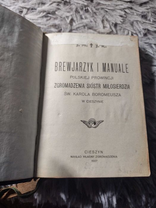 Brewjarzyk i Manuale 1927 rok