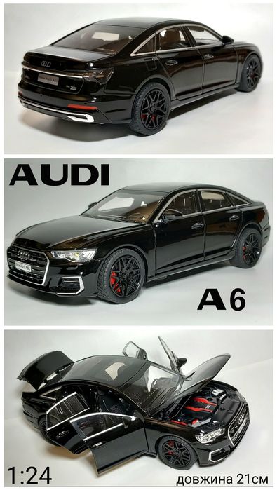 Модель авто колекційна масштабна AUDI ТТ A8 А7 А6 А4 Q8 Q7 Q5 RS6 RS7