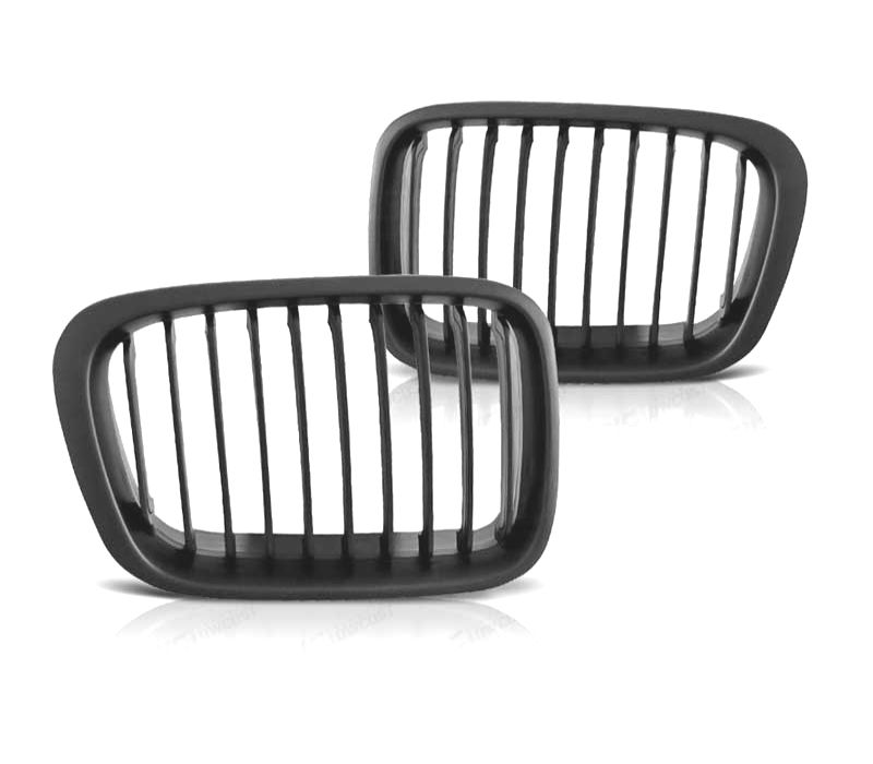 GRELHAS FRONTAIS BMW E46 4D 98-01 PRETO LOOK M