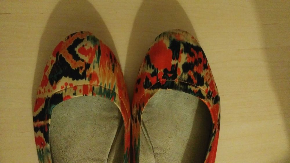 baletki balerinki buty materiałowe kolorowe