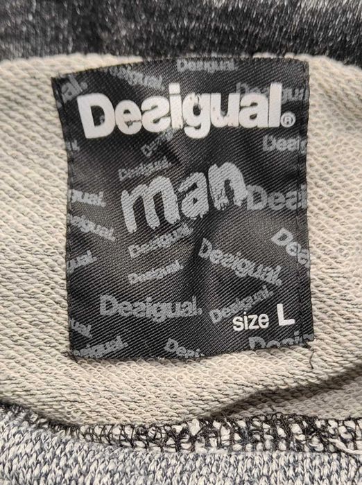 Wr) DESIGUAL oryginalna bluza kaptur Roz.L