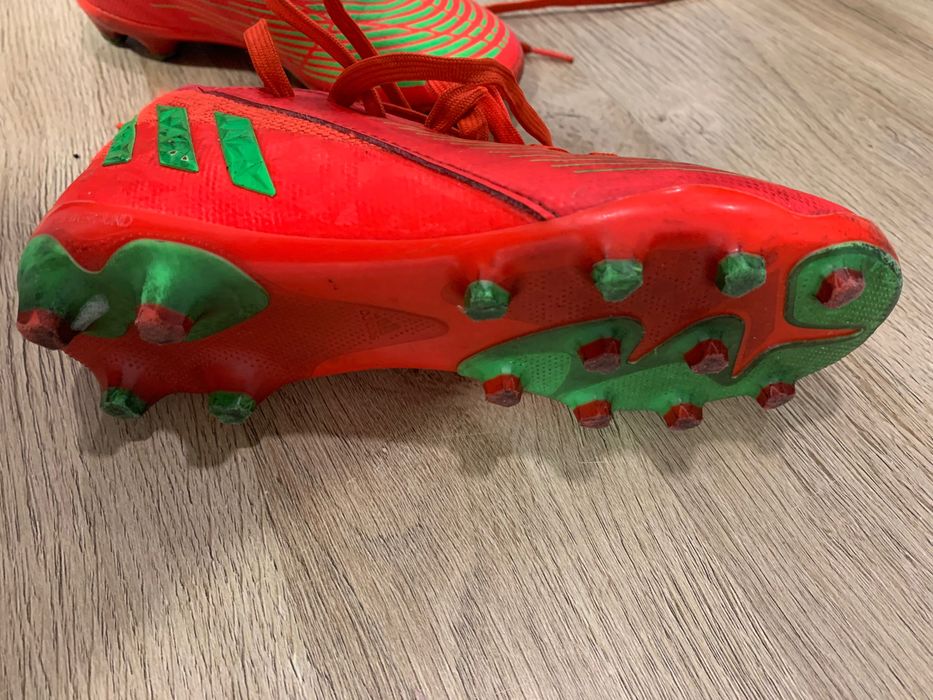 Chuteiras Adidas Predator laranja, originais, criança, tamanho 33