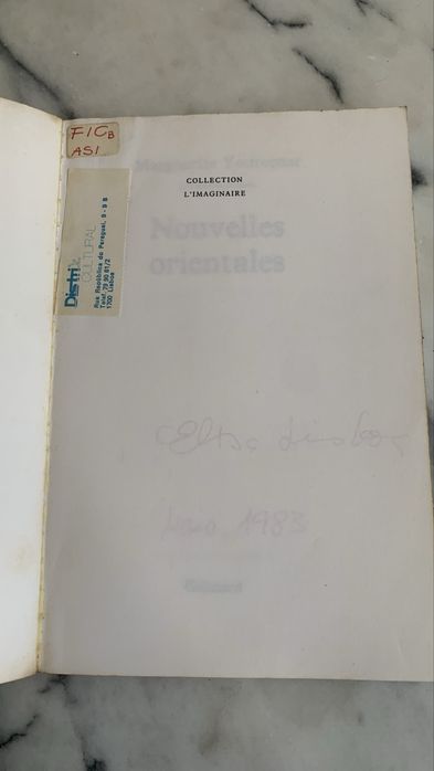 Nouvelles orientales - Marguerite Yourcenar