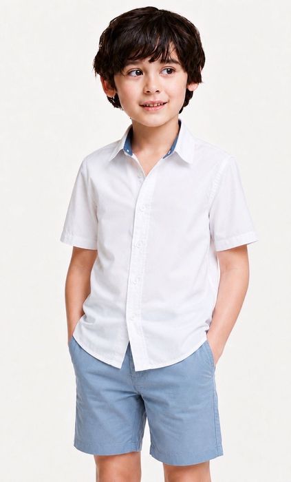 Красиві світлі брючки і сорочки H&M 134