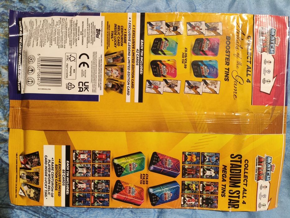 Match Attax Mega Mutlipack Topps Champions league 23/24