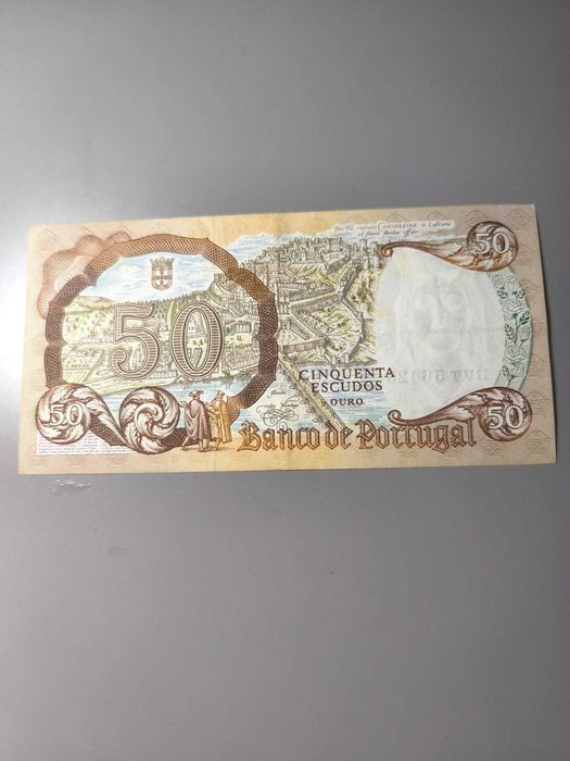 Nota de Banco 50 Escudos – “Rainha Santa Isabel”
