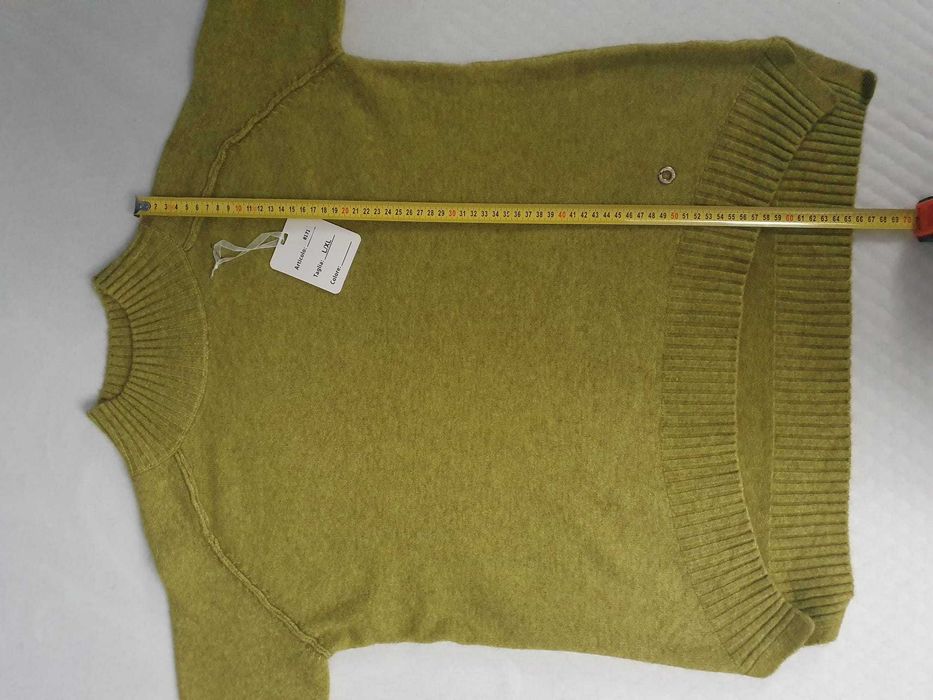 Zielony, khaki sweter 8171 lxl - Szybka Wysyłka