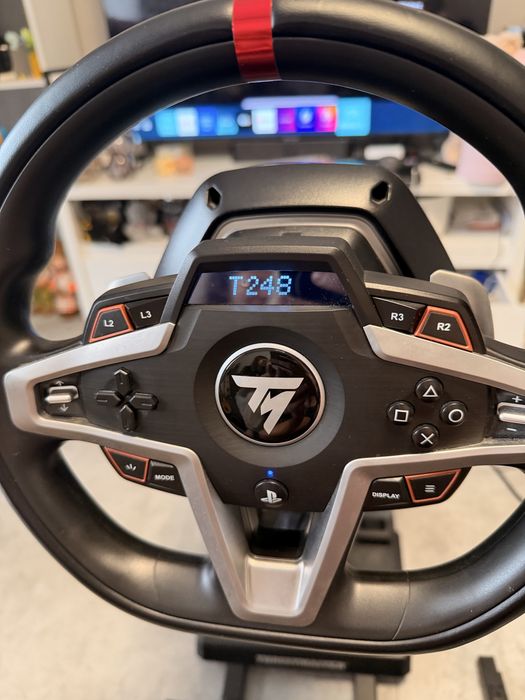 Thrustmaster T248 PS5 / PS4 / PC + pedały + TH8S + stojak VEVOR