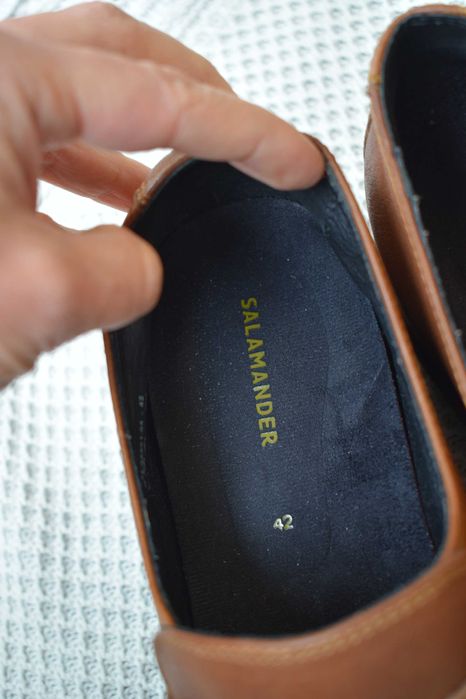 кожаные лоферы полуботинки кеды криперы Salamander р. 42