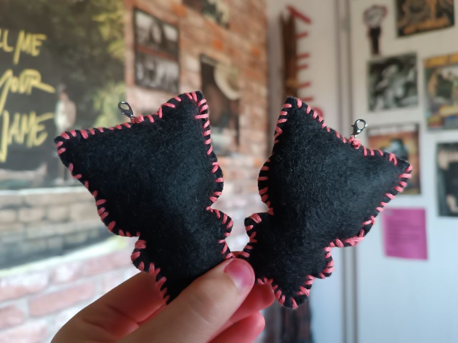 matching breloczki koty