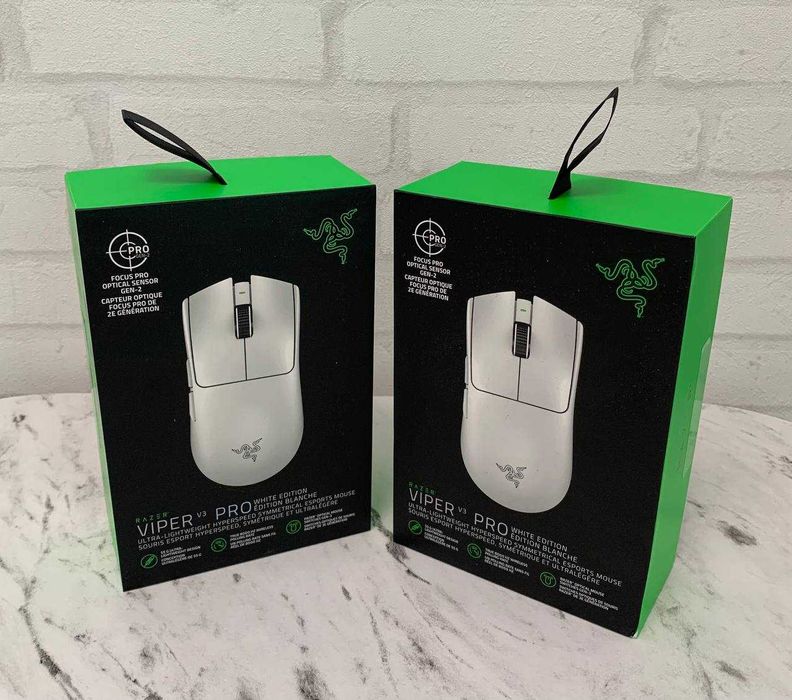 Миша бездротова Razer Viper V3 PRO Wireless White