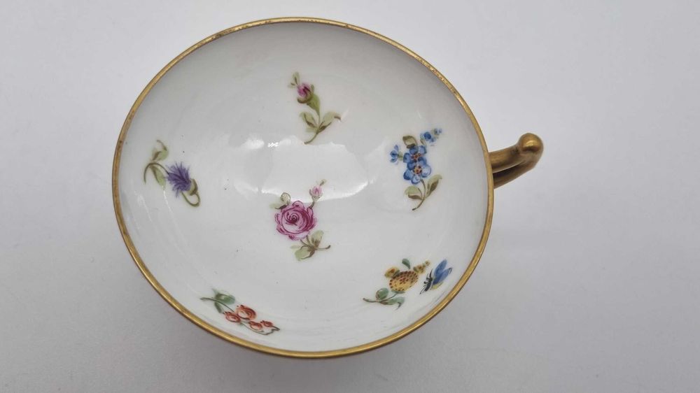 Filiżanka porcelanowa hugo scharf saalfeld Art Deco