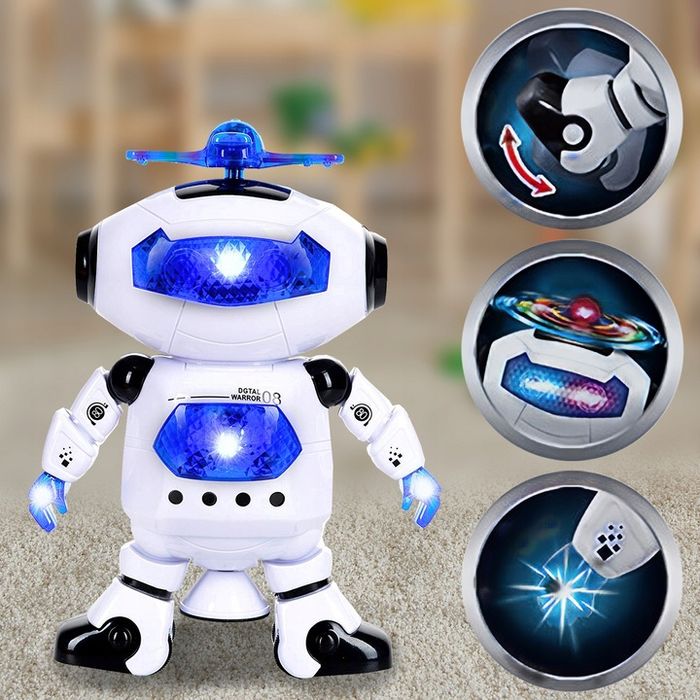 Robot Interaktywny Tańczący Na Baterię Dla Dzieci Android Obrót 360 St