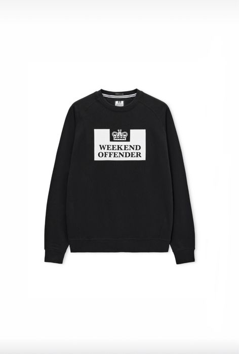 Кофта Weekend Offender Skylar Sweat Black/Silverside Оригінал