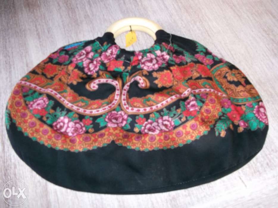 Saco redonda, tamanho médio, de tecido