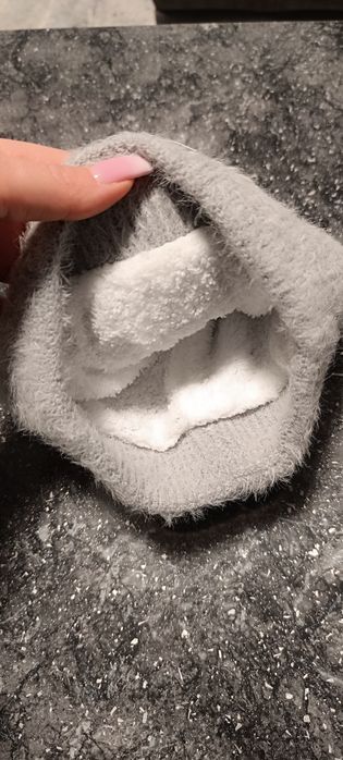 Шапка тепла сіра