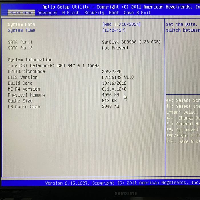 Motherboard MSI C847IS-P33