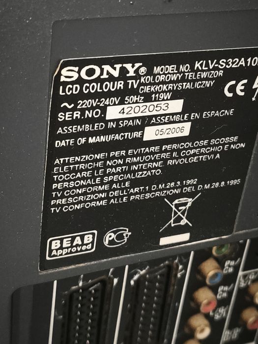 TV Sony Bravia para venda