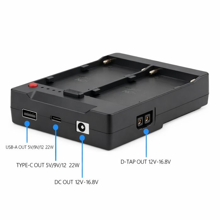 Комплект NP-F → V-Mount + 2шт  батареї NP-F980