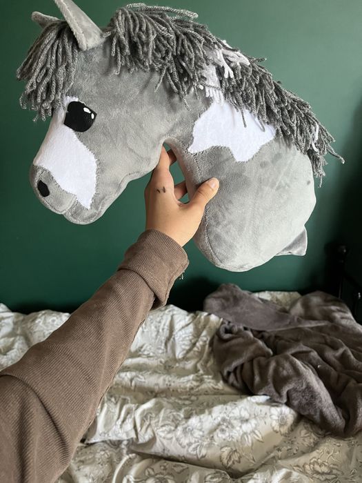 hobby horse szary