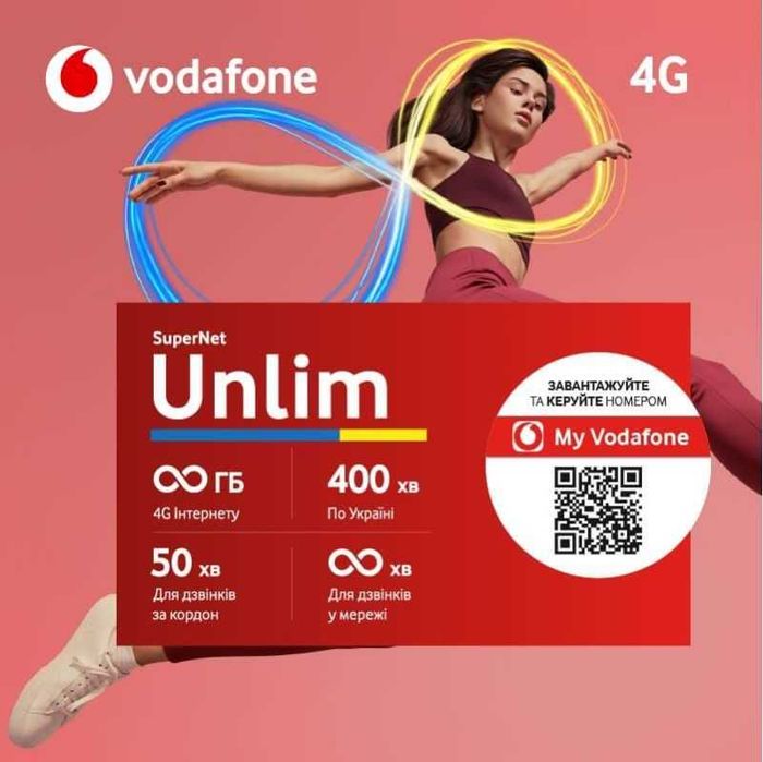 ‼️ Рік без абонплат ‼️ Vodafone Turbo+ та Архівні інші тарифи
