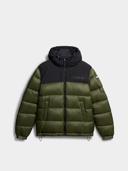 Куртка зимова Napapijri Хакі розмір: L, XL оригінал