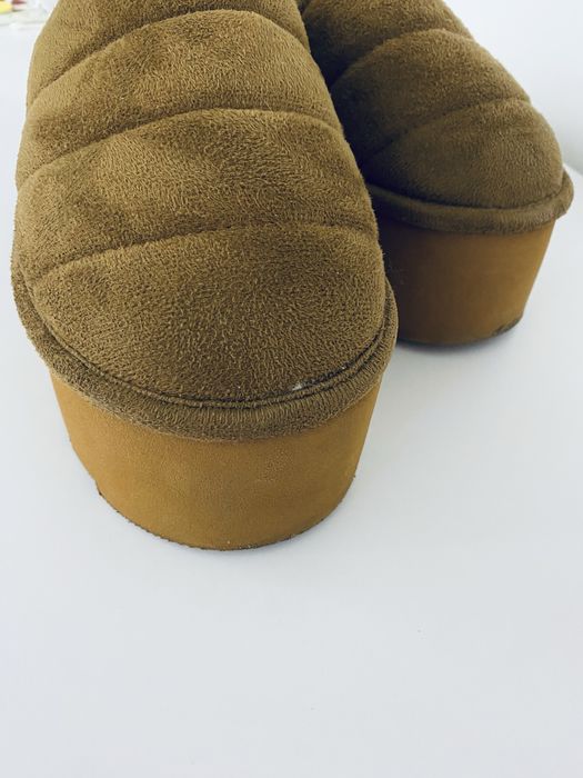 Жіночі угі на високій платформі розмір 37 коричневі