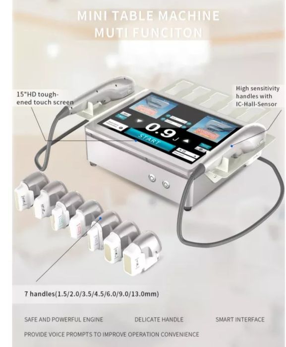 Máquina Hifu 7D tratamentos nova